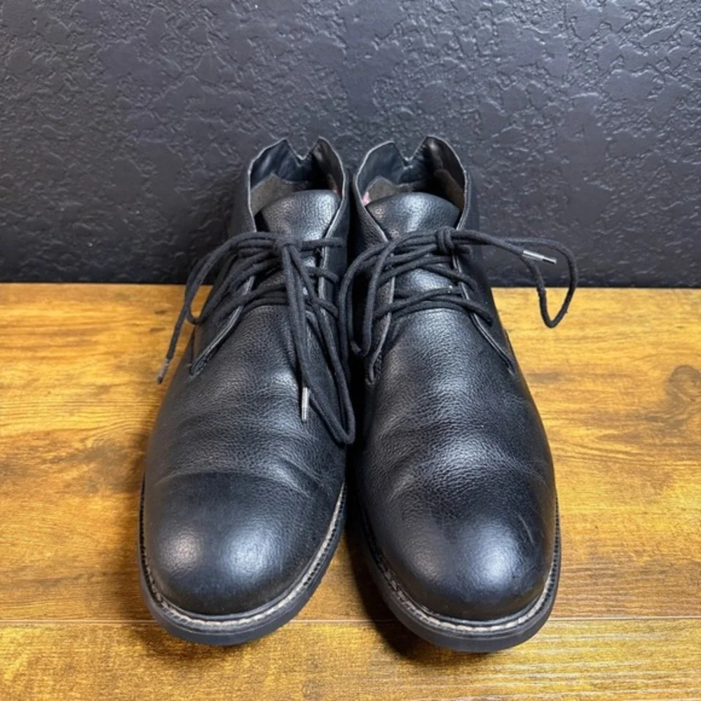 Timberland Squall Canyon‎ A126C Black Leather Waterproof Chukka Boots Mens 13